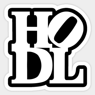 HODL Sticker